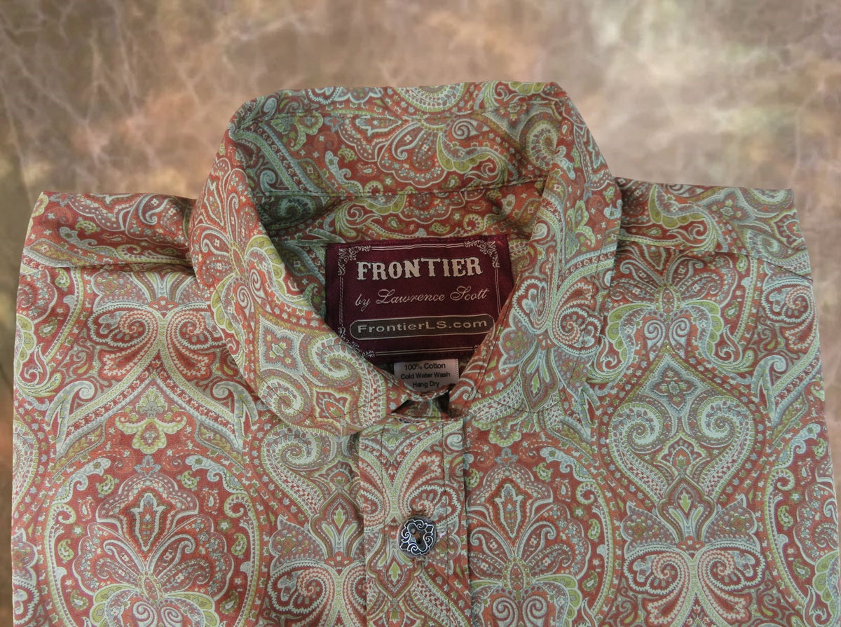 Rust Paisley Men's Dakota Shirt