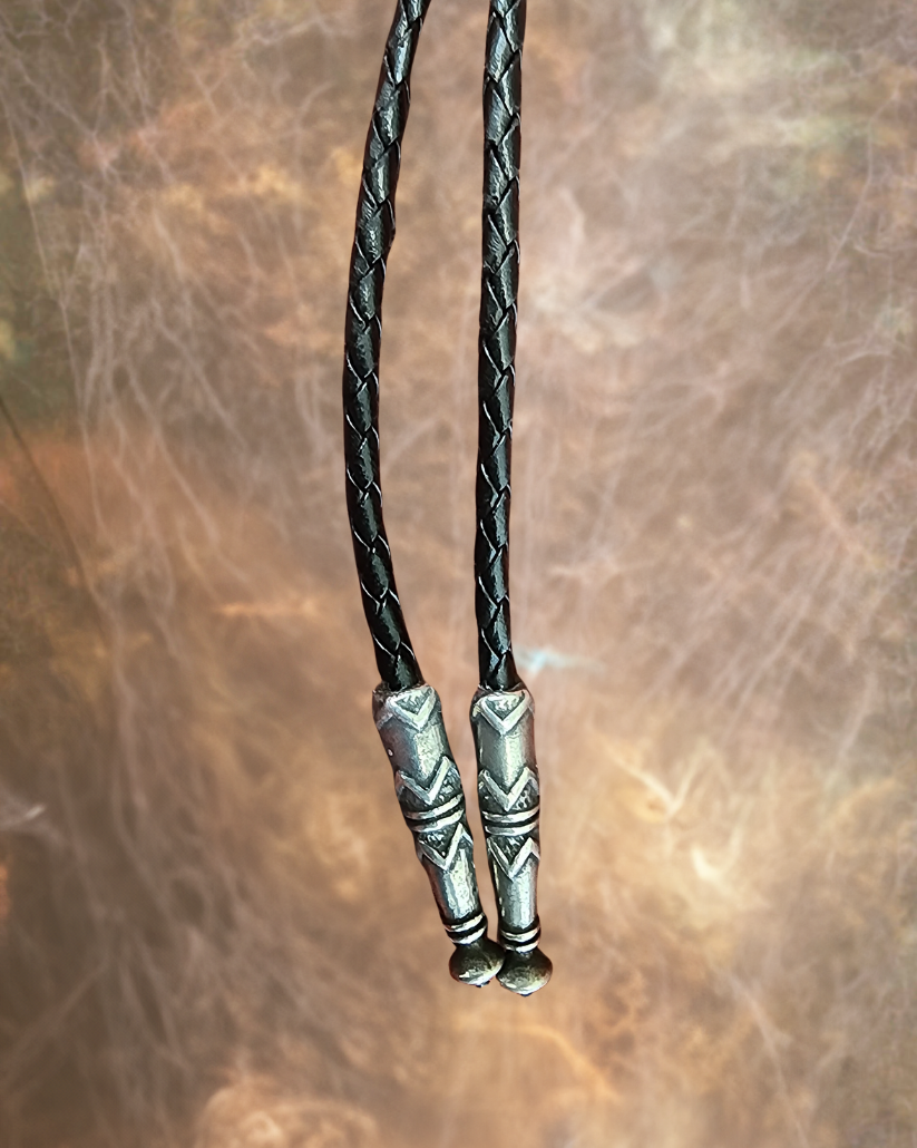 Frontier Bolo Tie, Arrowhead with Dark Skies