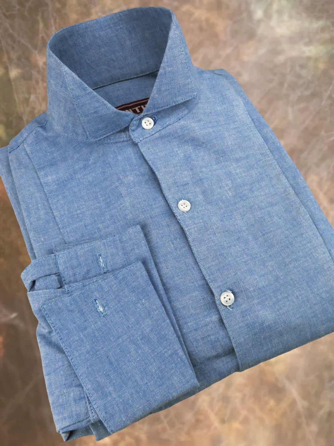 Light Blue Men's Tuxedo Shirt