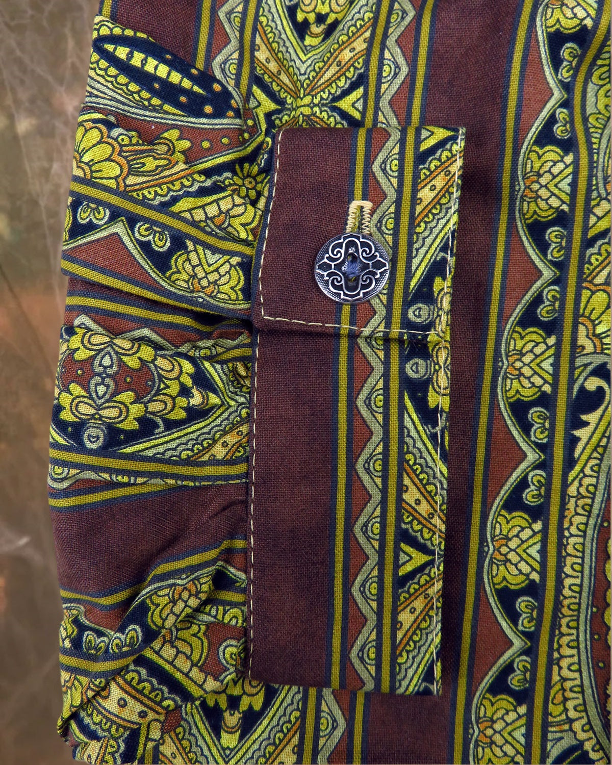 Paisley and Stripes #3 - Men's Victorian Shirt