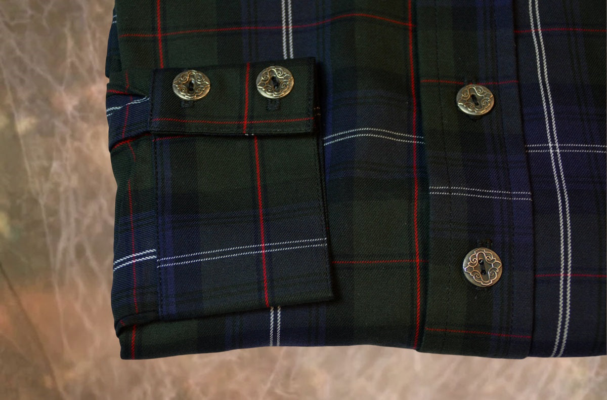 Dark Tartan Men's Dakota Shirt