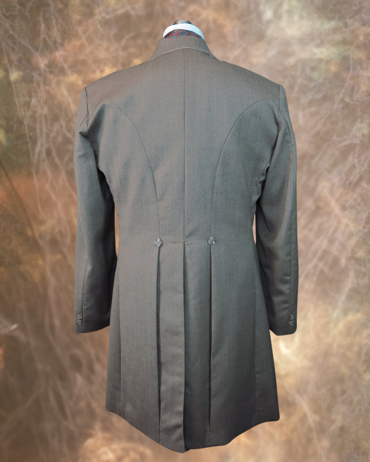 Men's Frock Coat - Granite Herringbone