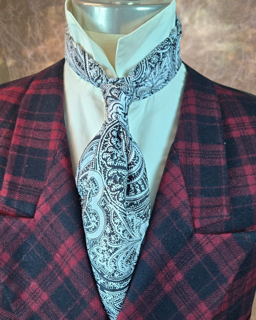 Men's Double Breasted Vest - Yukon Red and Black Plaid