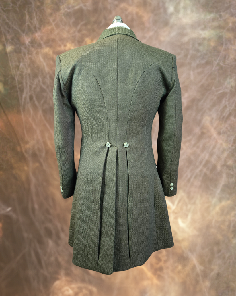 Men's Earth Brown Twill Frock Coat