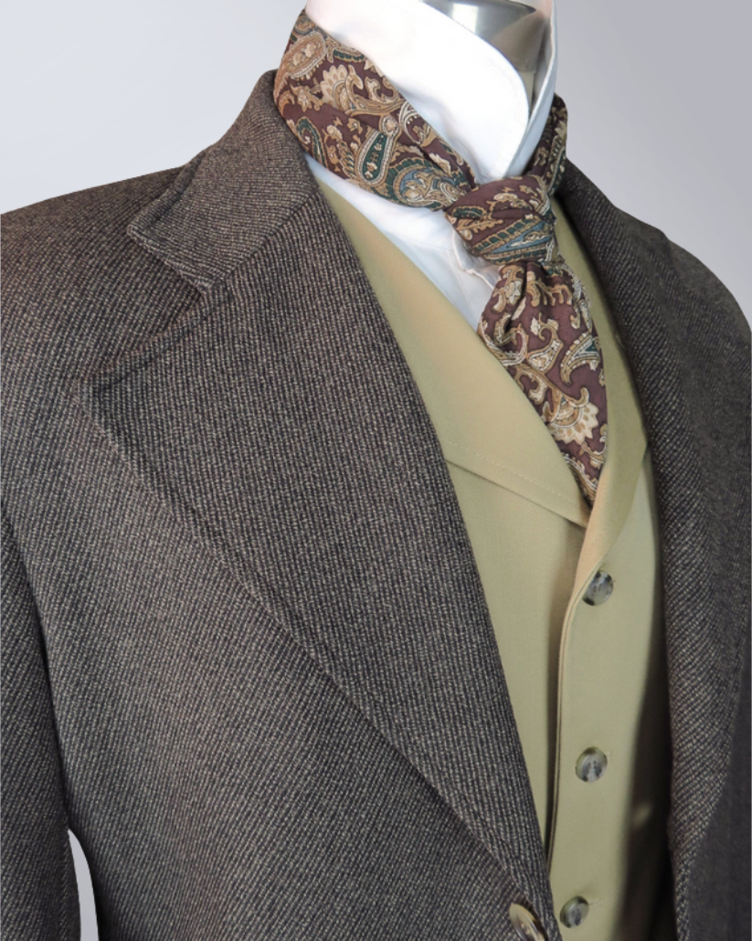 Men's Earth Brown Heavy Twill Frock Coat