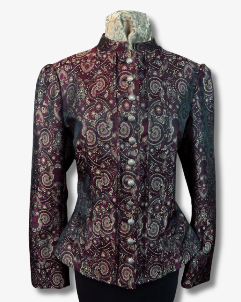 Burgundy Brocade | Coats | Production Registry