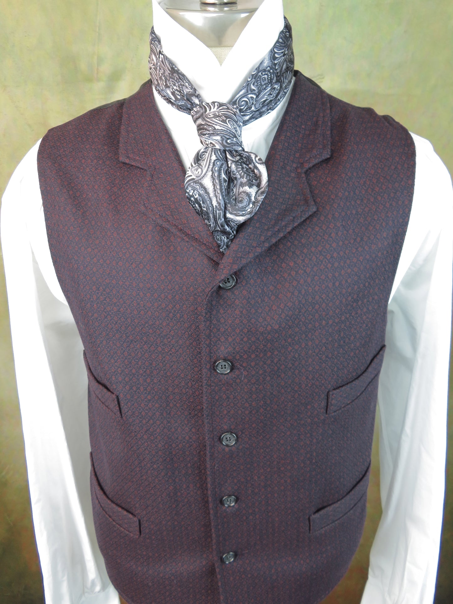 Men's Notch Vest - Purple Diamond #750-B