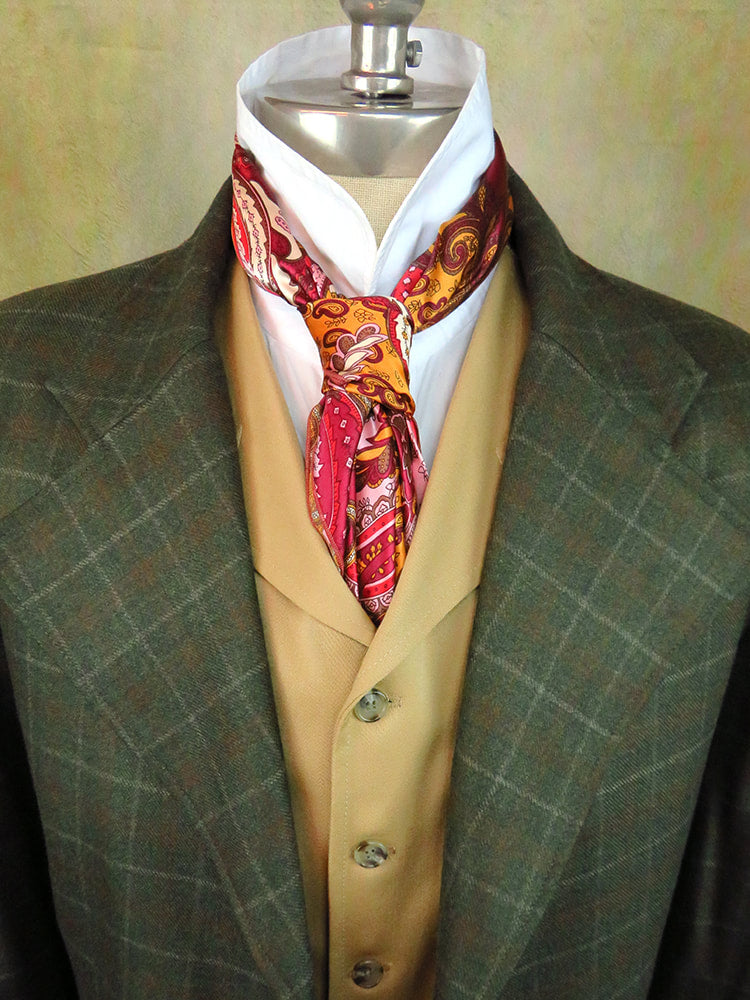 Men's Frock Coat - Spruce Green Windowpane