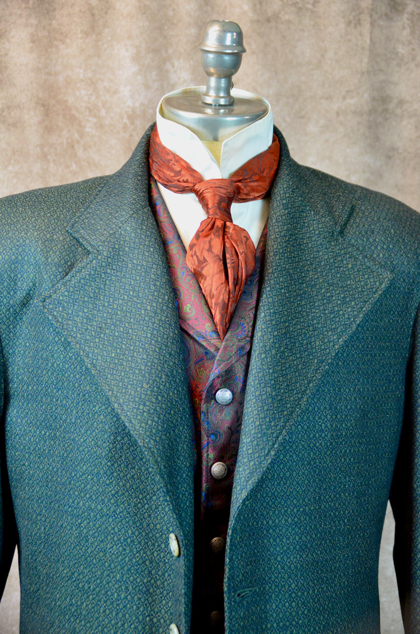 Men's Frock Coat - Green Diamond Limited Fabric #749B