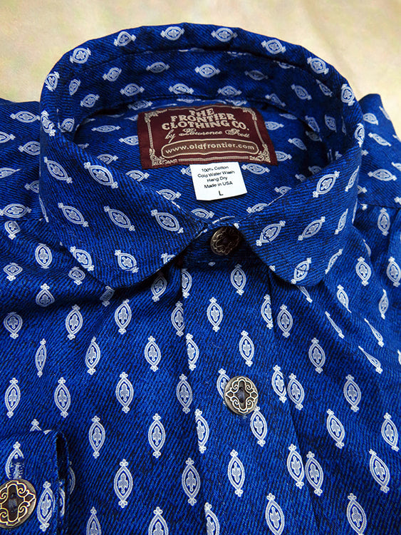 Blue Medallion Men's Victorian Shirt