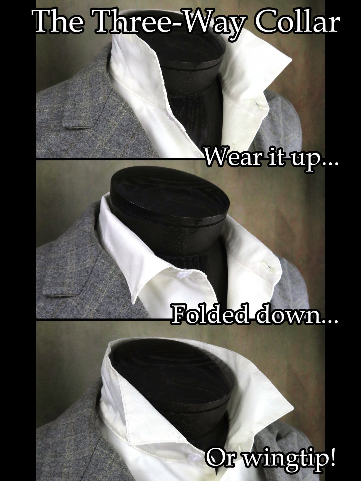 Grey Heather Men's Tuxedo Shirt