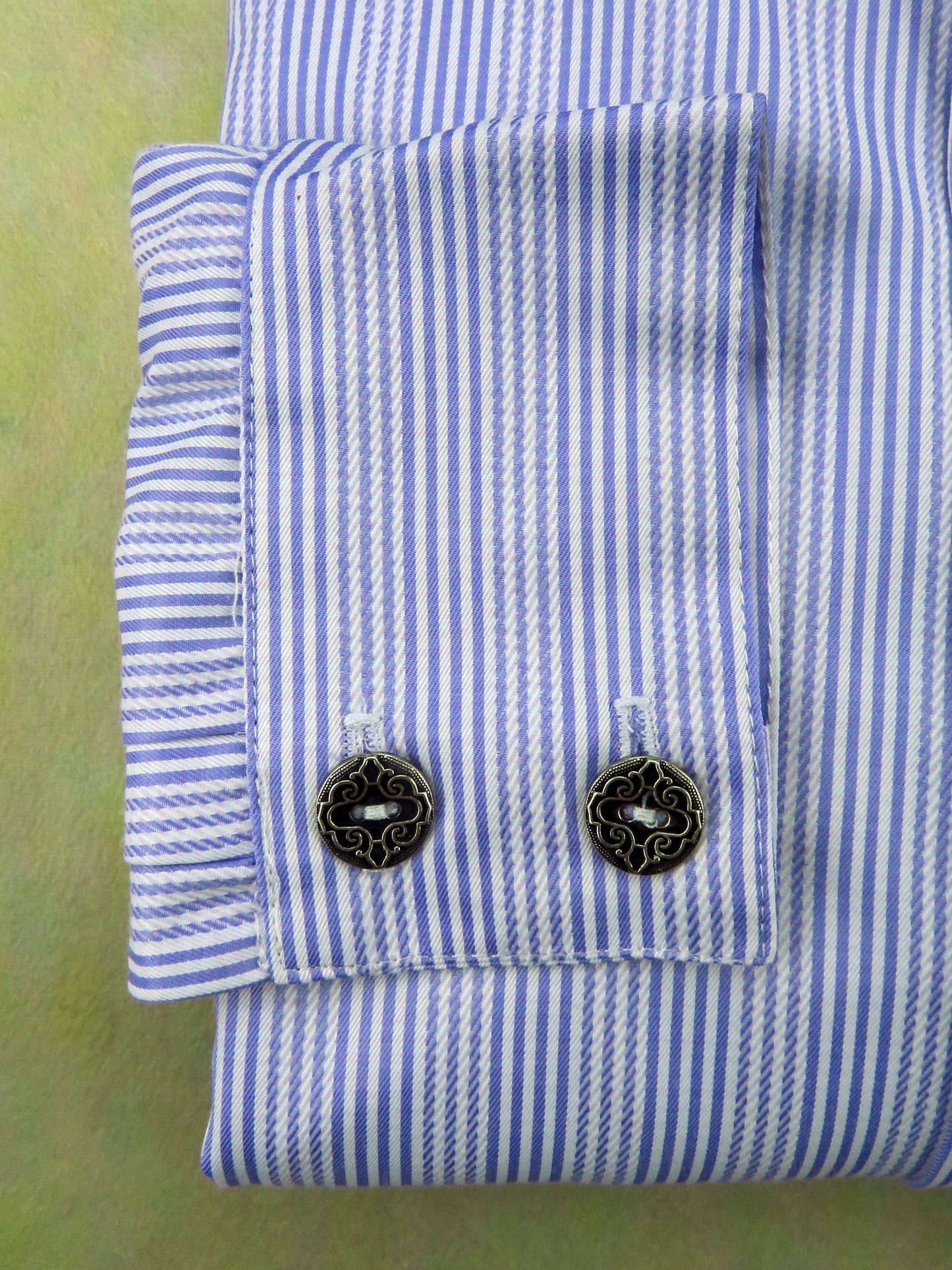 Lavender Pencil Stripe Men's Dakota Shirt