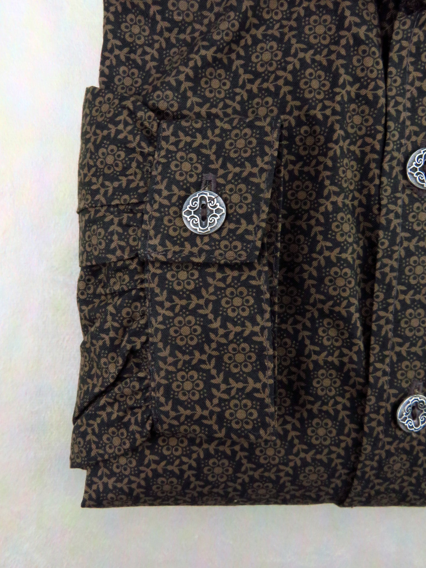 Espresso Vine Wallpaper Victorian Shirt