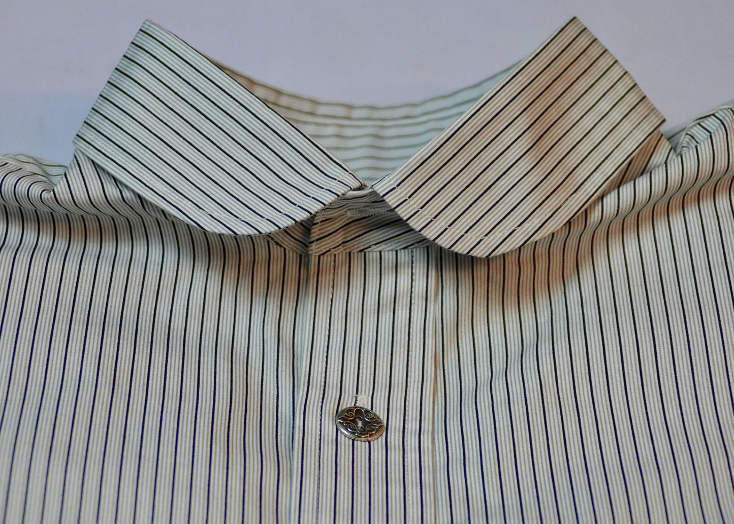 Sky Blue with Black Stripe Men's Dakota Shirt
