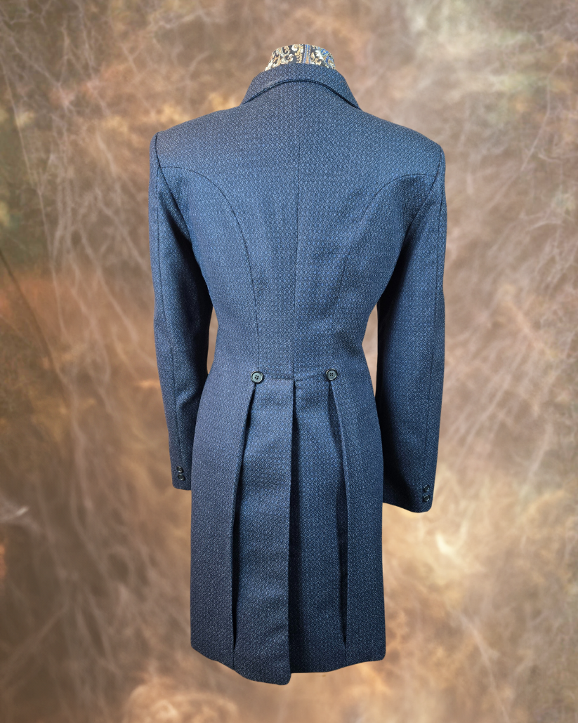 Women's Blue Diamond Tailored Frock Coat
