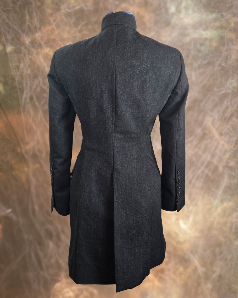 Women's Military Coat - Dark Denim