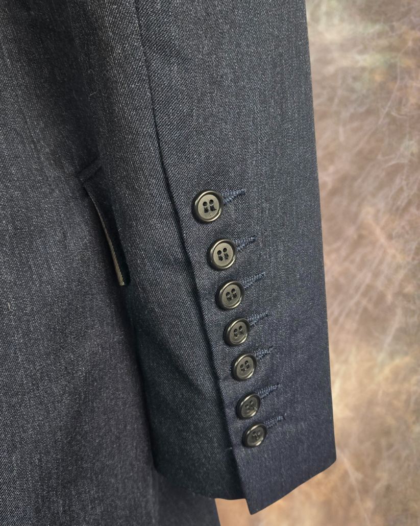 Women's Military Coat - Dark Denim