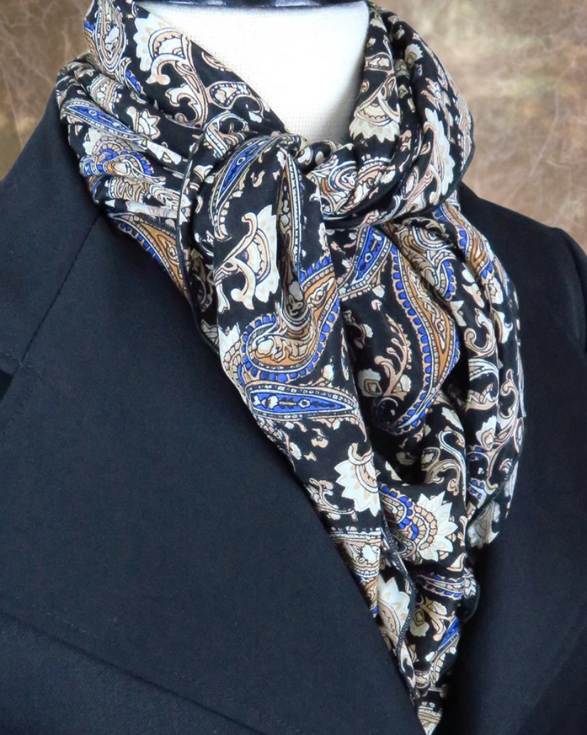 Crepe de Chine Paisley Rags