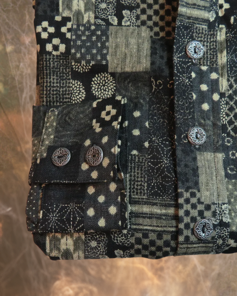 Black and Tan Patchwork - Men's Dakota Shirt