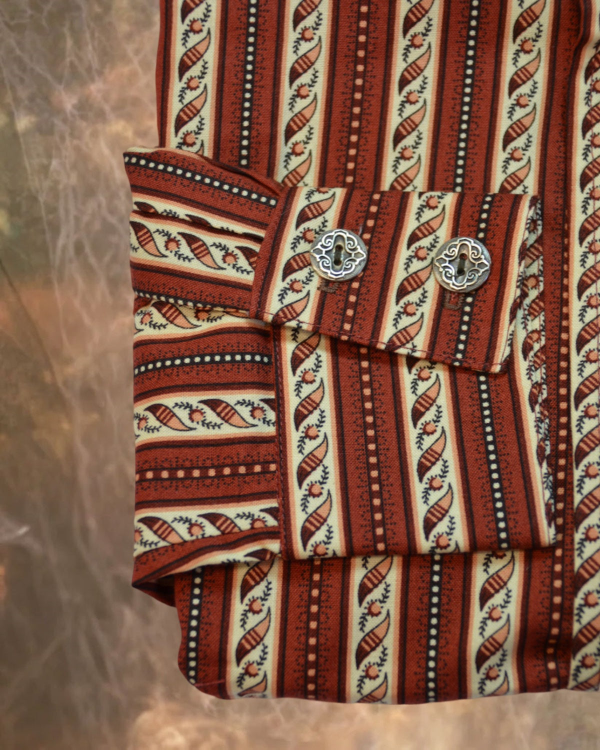 Reddish Brown with Twisted Stripe - Men's Dakota Shirt