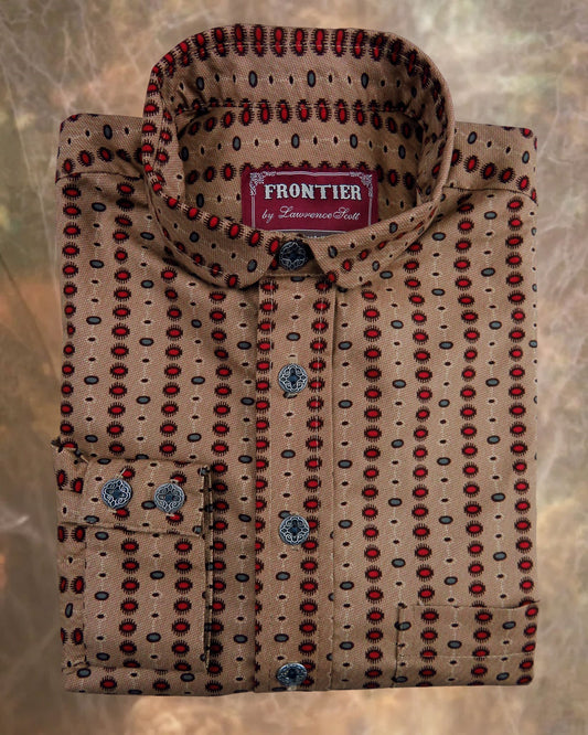 Southwest Medallion Tan Dakota Shirt