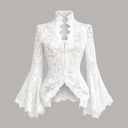 The Moonlit Lace Blouse
