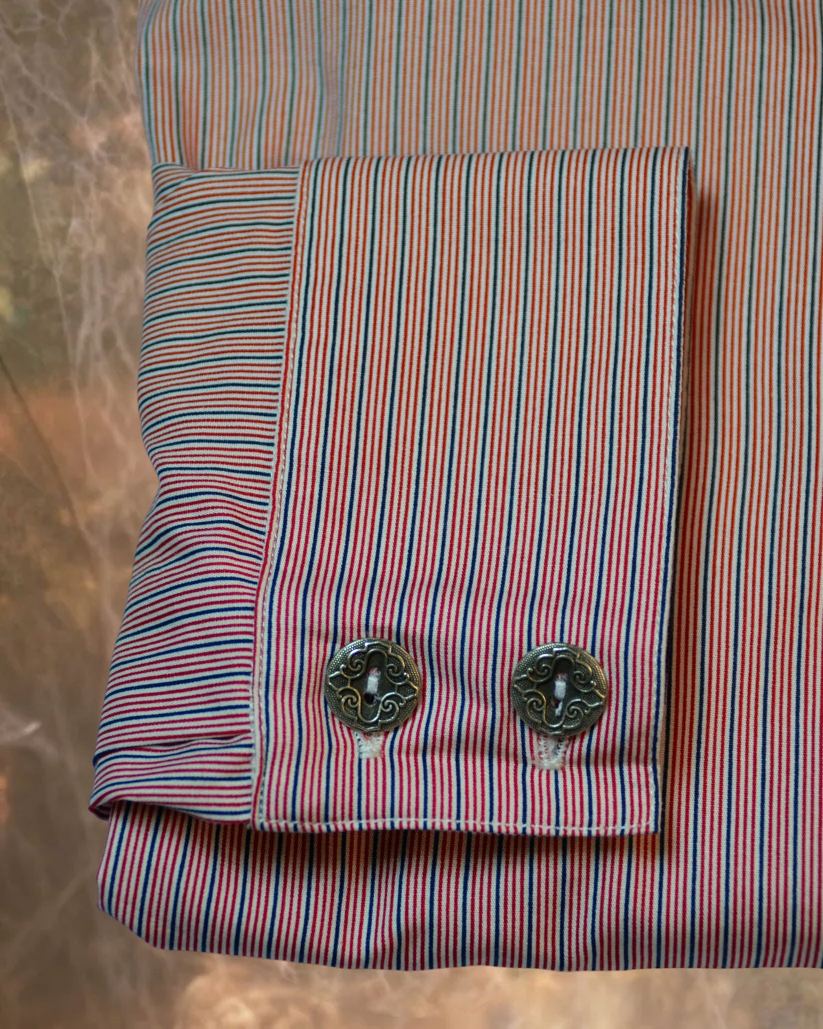 Red Mini Stripe Men's Dakota Shirt