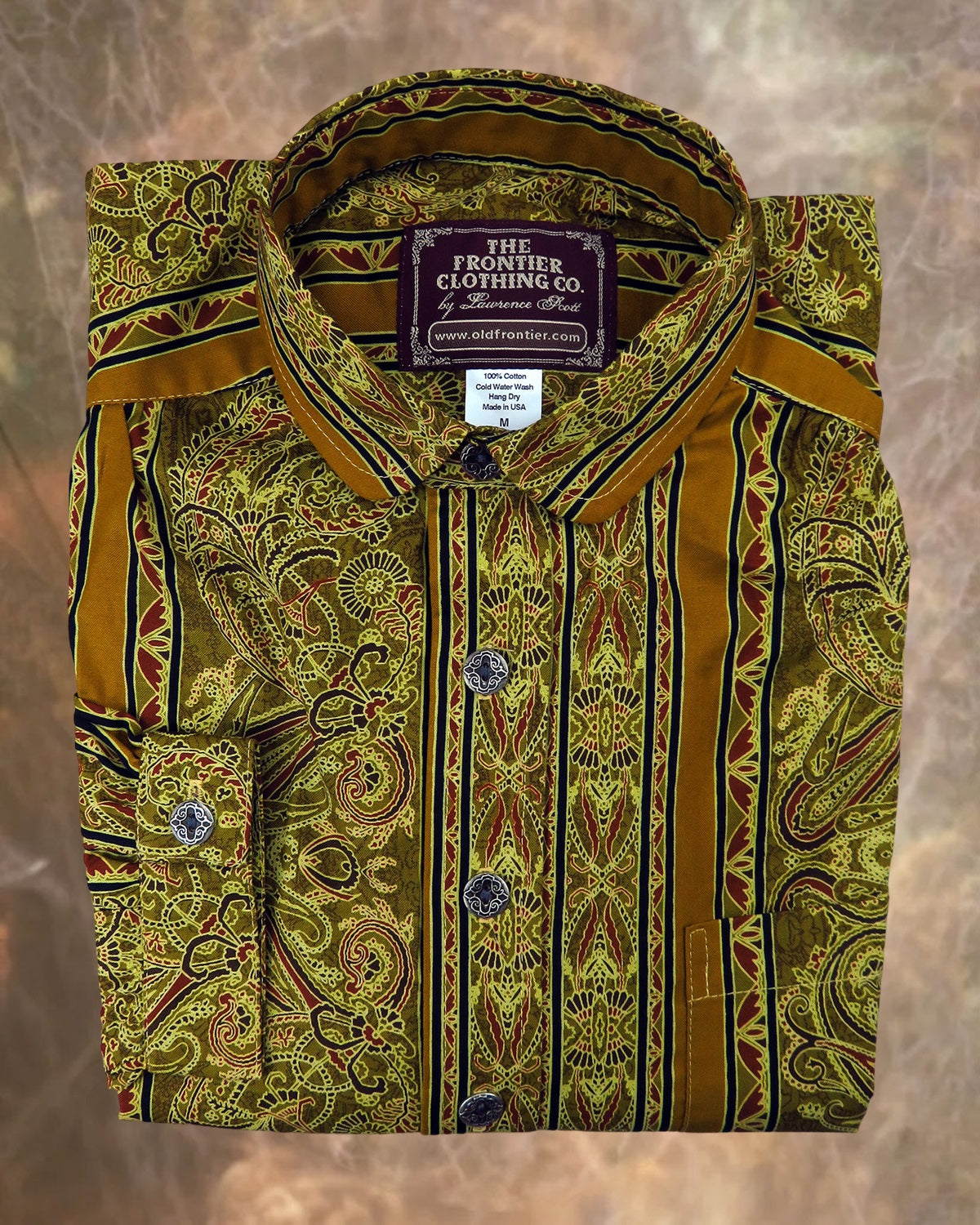 Paisley and Stripes #1 - Men's Victorian Shirt