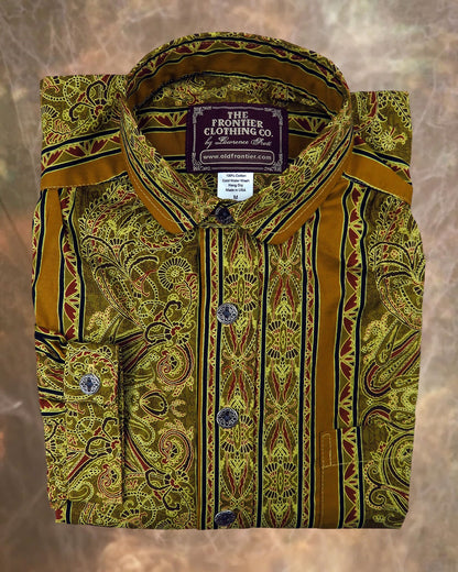 Paisley and Stripes #1 - Men's Victorian Shirt