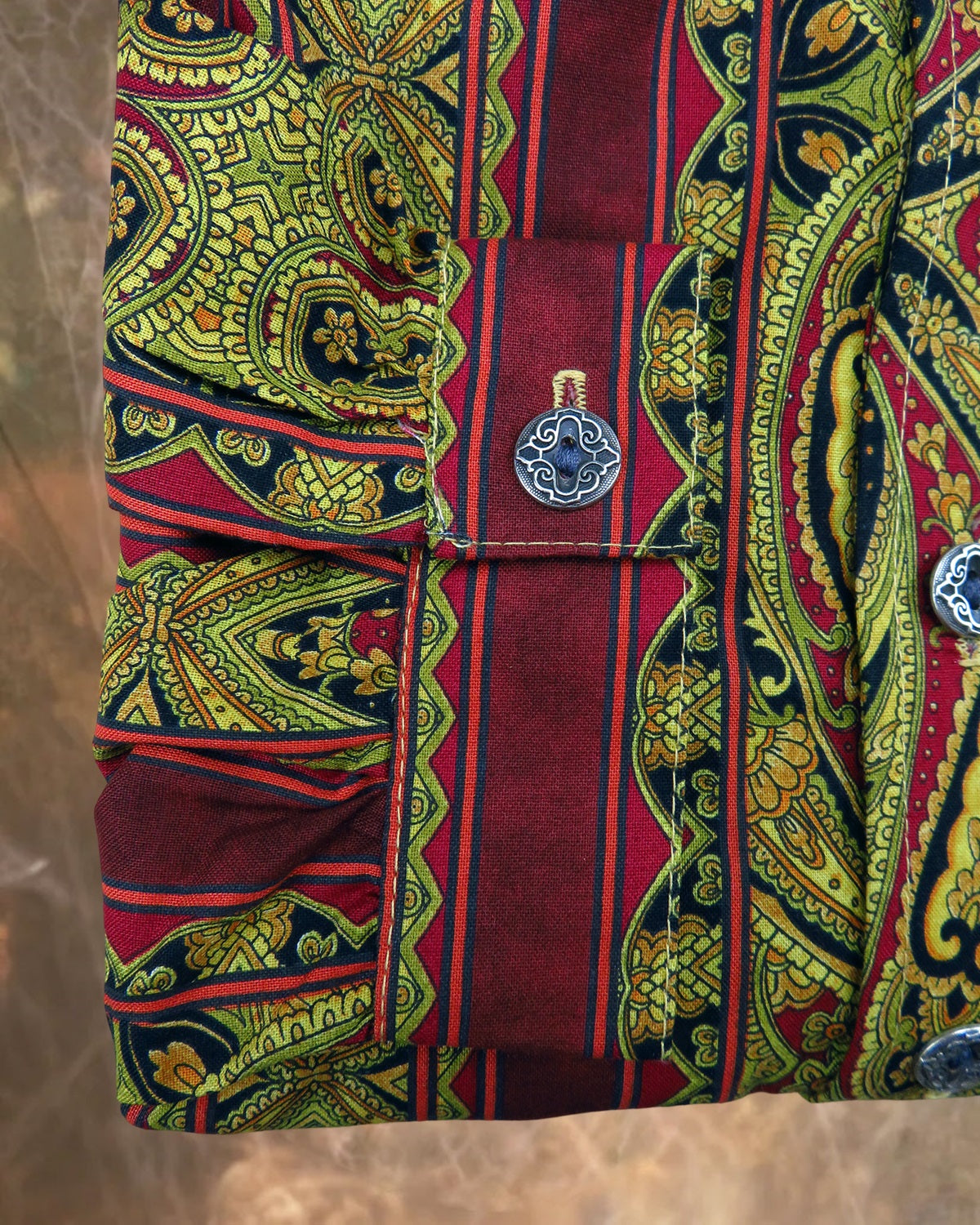 Paisley and Stripes #2 - Men's Victorian Shirt