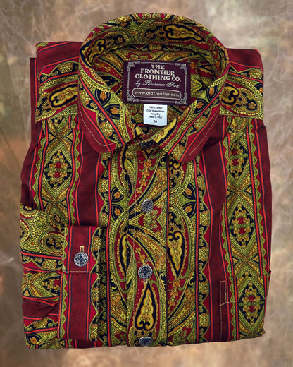 Paisley and Stripes #2 - Men's Victorian Shirt