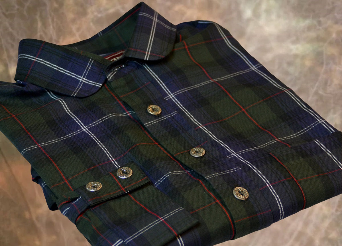 Dark Tartan Men's Dakota Shirt