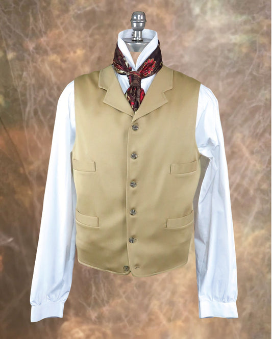 Men's Notch Vest - Tan