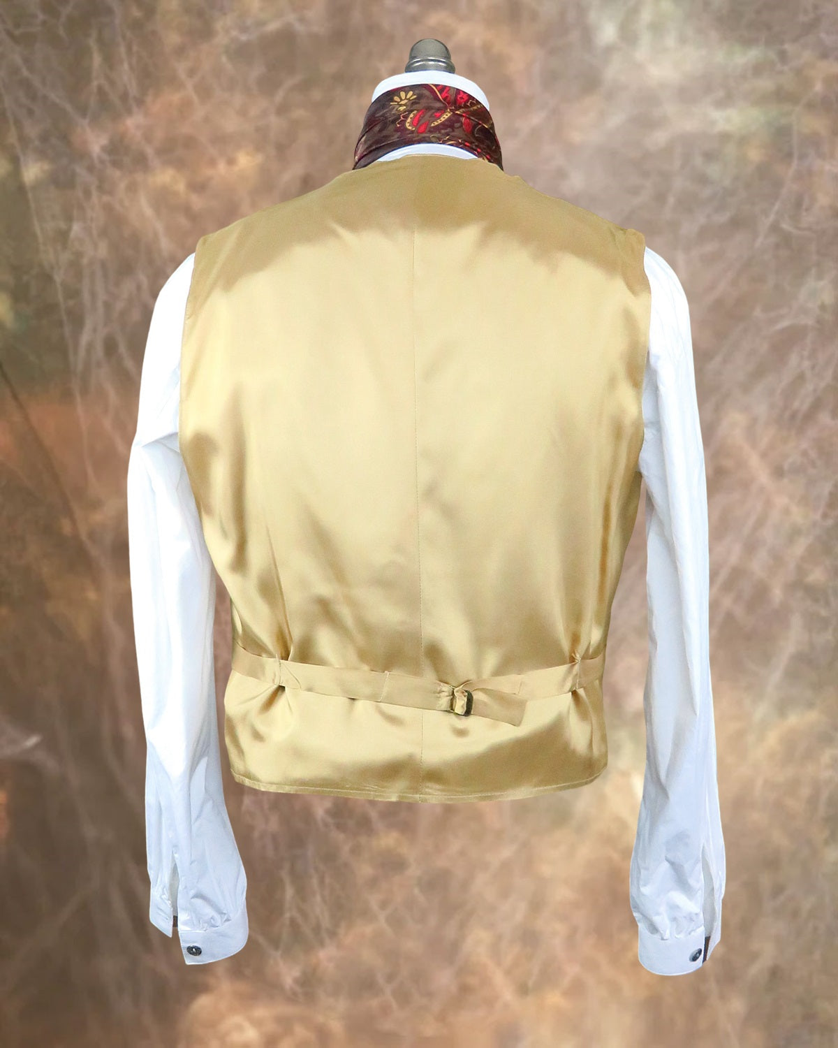 Men's Shawl Vest - Tan