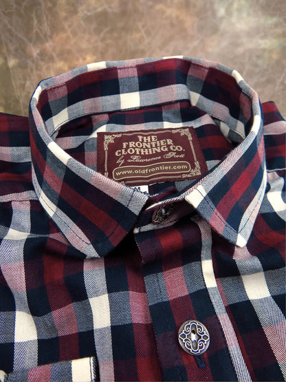 Red and Black Check Plaid Victorian Shirt