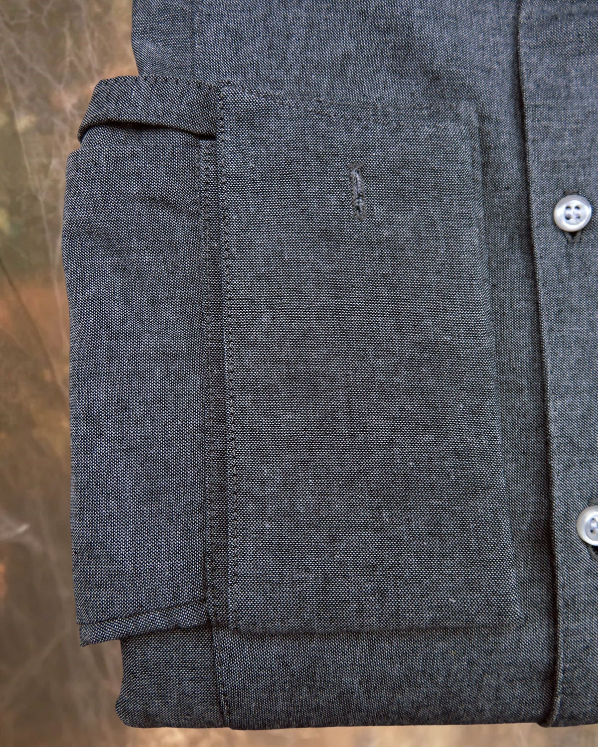 Grey Heather Men's Tuxedo Shirt