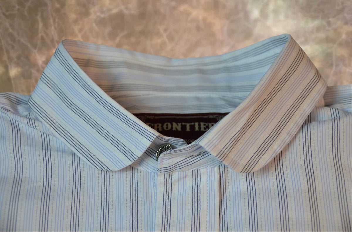 Blue Alternating Stripe Men's Dakota Shirt