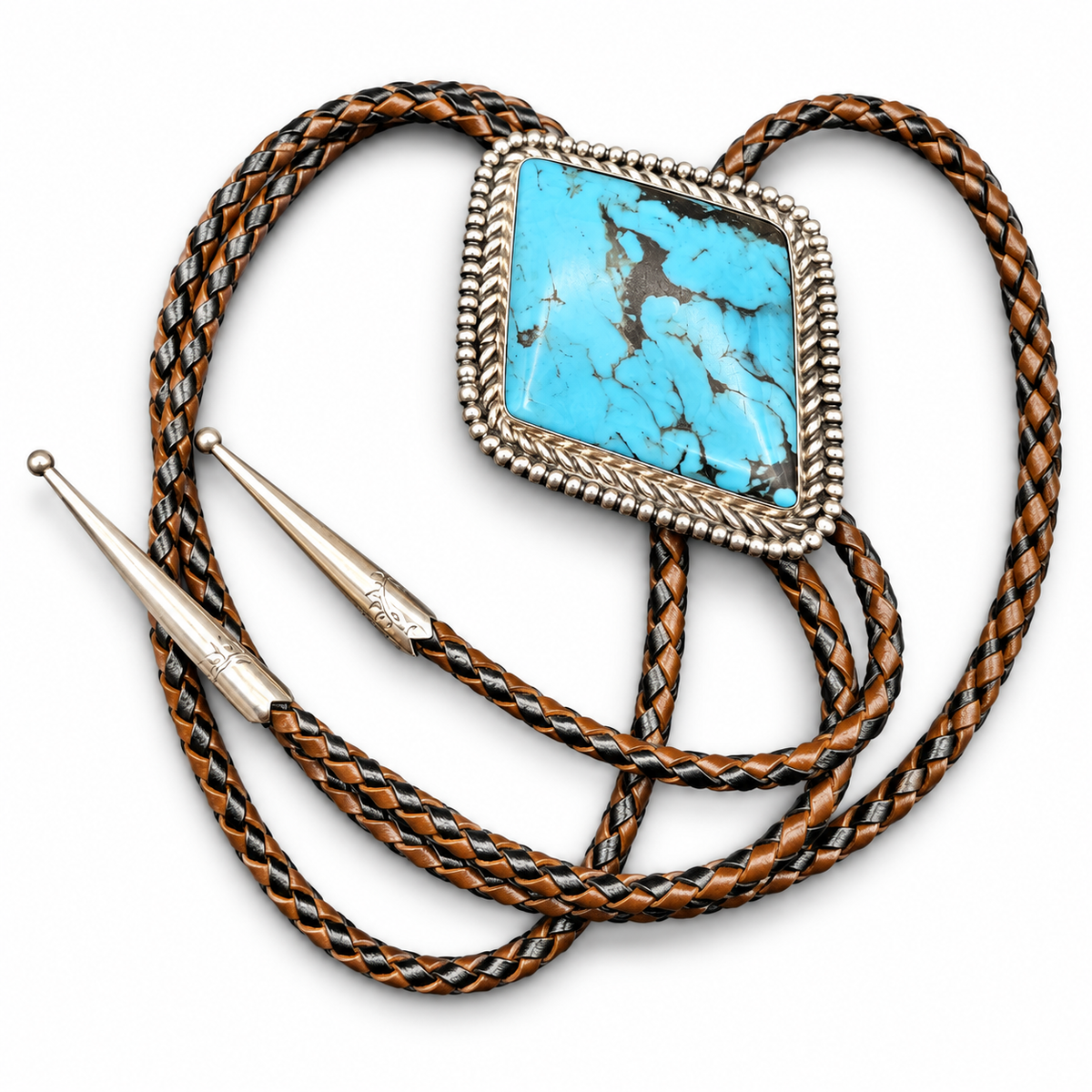 The High Desert Turquoise Statement Bolo Tie