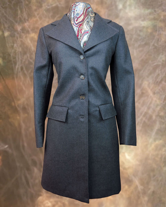 Women's Frock Coat - Dark Brown Tweed #943