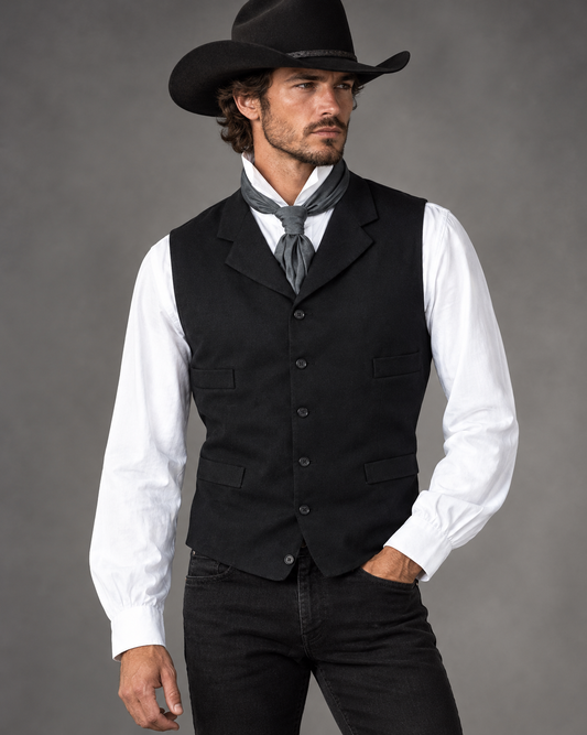 Men's Notch Vest - Black