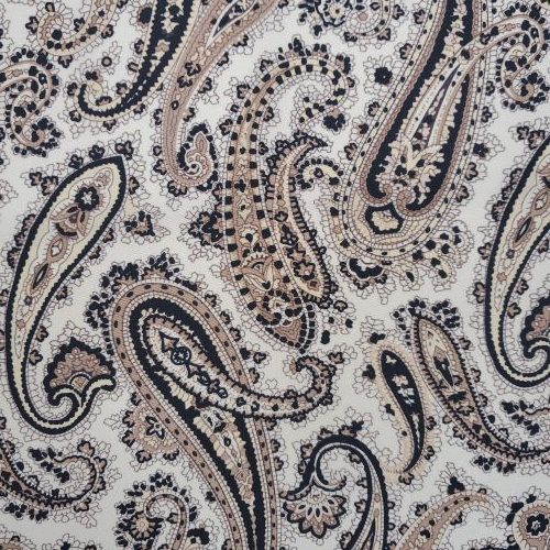 Crepe de Chine Paisley Rags