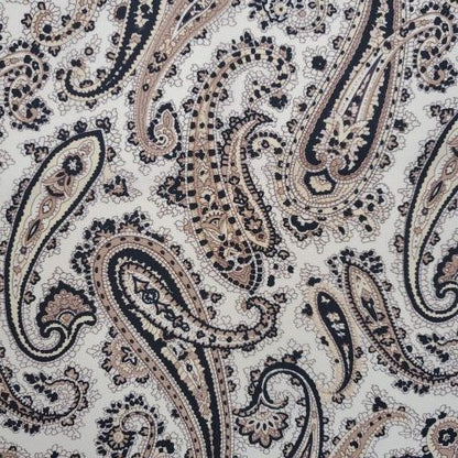 Crepe de Chine Paisley Rags