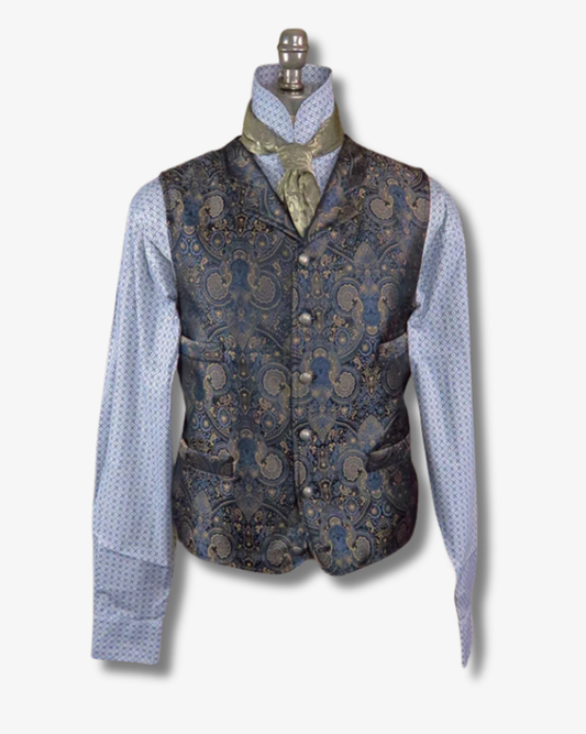 Gunmetal Brocade | Vest | Production Registry
