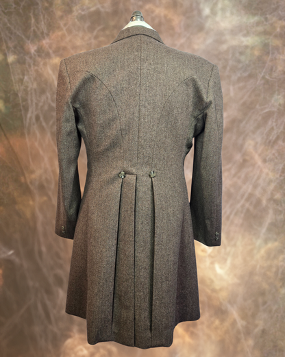 Men's Frock Coat - Sandy Tan Herringbone