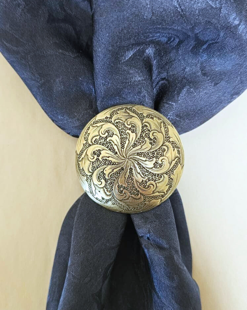 Frontier "Young Guns" Scarf Slide – Neo-Victorian Bronze Accessory | Frontier by Lawrence Scott