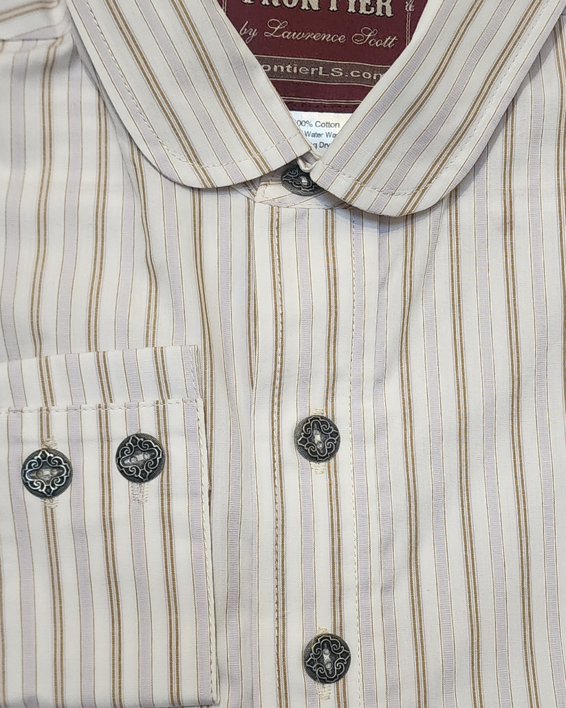 Men’s Dakota Shirt – Purple Brass Stripe