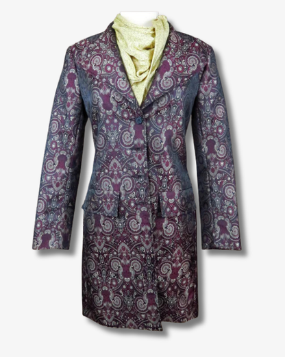 Burgundy Brocade | Coats | Production Registry