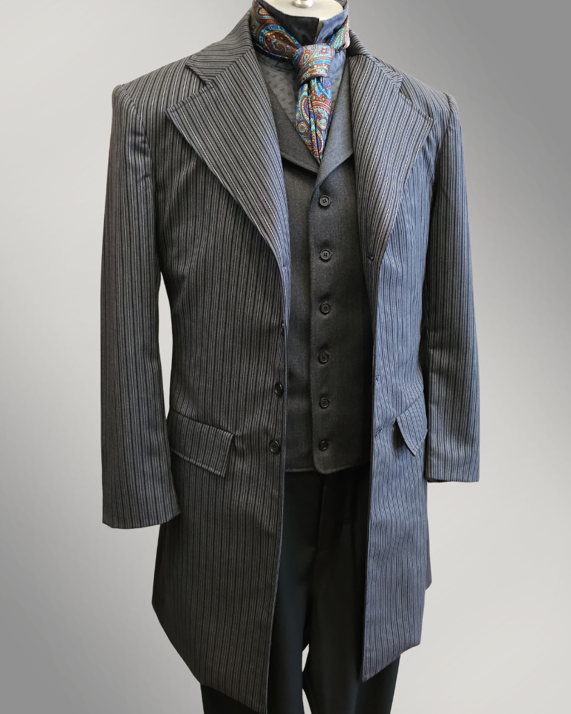 Iron Grey Wool Frock Coat | Made in USA Western Fine Wear – FRONTIER Iron Grey Wool Frock Coat | Made in USA Western Fine Wear – FRONTIER
