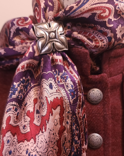 Women's Victoriana Peplum Coat – Western Sunset