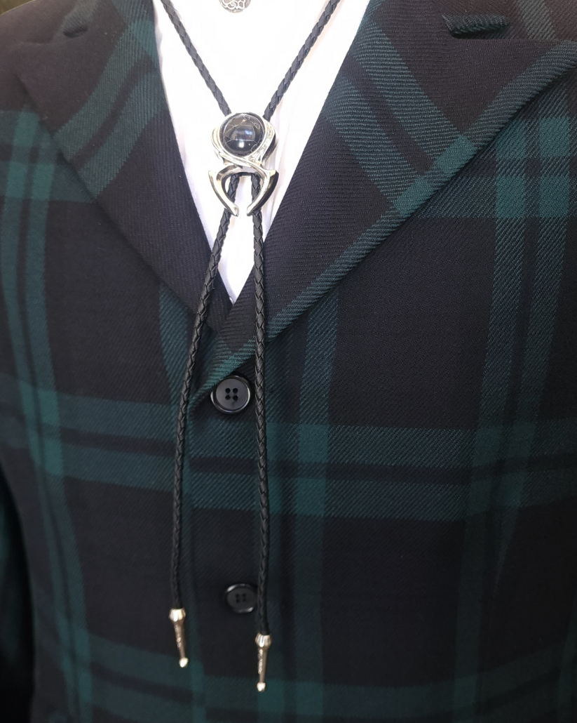 Men's Town Coat - Black Watch Plaid